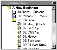 Song info window